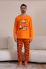 Load image into Gallery viewer, Orange Halloween Family Matching Pajama Set