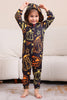 Load image into Gallery viewer, Black Print Halloween Family Matching Pajama Set