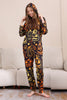 Load image into Gallery viewer, Black Print Halloween Family Matching Pajama Set