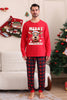 Load image into Gallery viewer, Red Plaid Christmas Family Matching Pajama Set