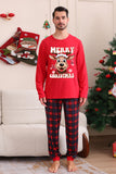 Red Plaid Christmas Family Matching Pajama Set
