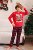 Load image into Gallery viewer, Red Plaid Christmas Family Matching Pajama Set