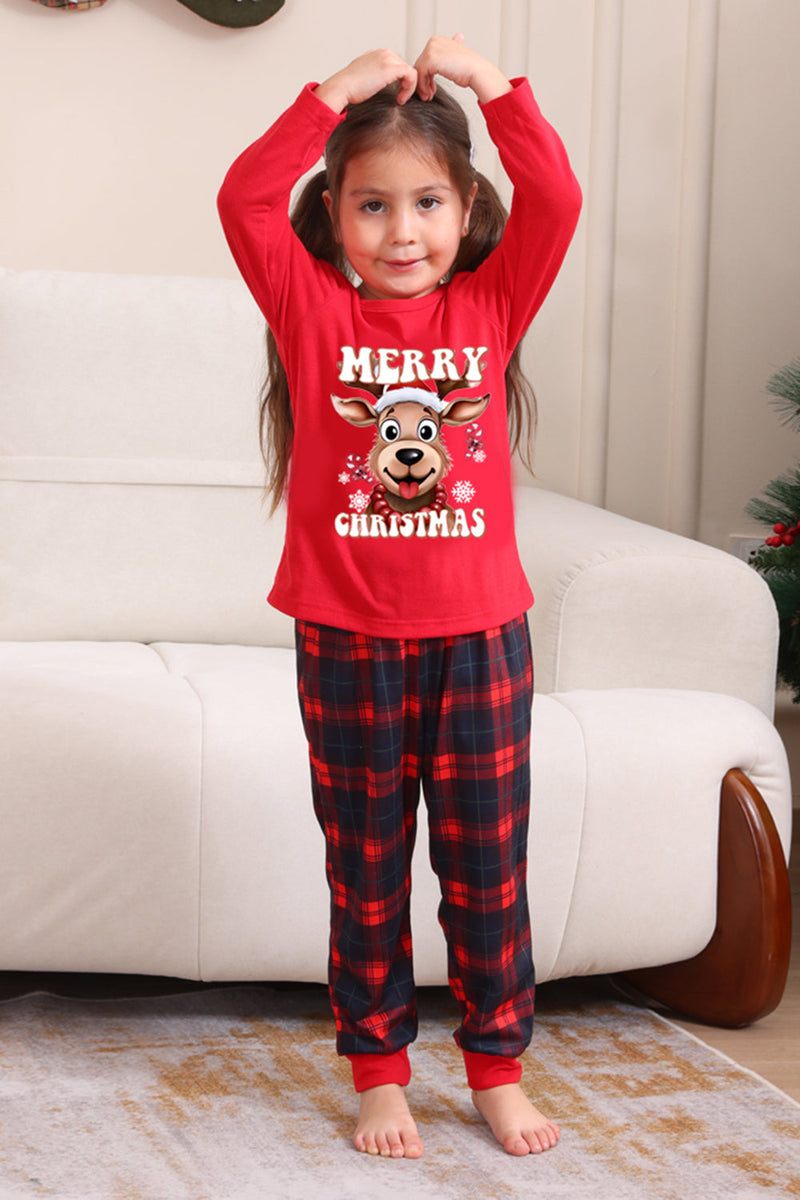 Load image into Gallery viewer, Red Plaid Christmas Family Matching Pajama Set