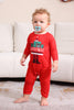 Load image into Gallery viewer, Red Print Christmas Family Matching Pajama Set