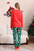 Load image into Gallery viewer, Red Print Christmas Family Matching Pajama Set