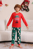 Load image into Gallery viewer, Red Print Christmas Family Matching Pajama Set