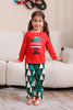 Load image into Gallery viewer, Red Print Christmas Family Matching Pajama Set