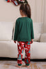 Load image into Gallery viewer, Dark Green Merry Christmas Family Pajama Set