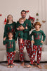 Load image into Gallery viewer, Dark Green Merry Christmas Family Pajama Set