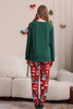 Load image into Gallery viewer, Dark Green Merry Christmas Family Pajama Set