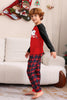 Load image into Gallery viewer, Red Bear Red Dear Merry Christmas Family Pajama Set