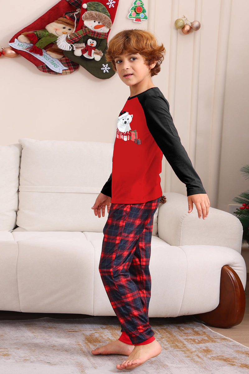 Load image into Gallery viewer, Red Bear Red Dear Merry Christmas Family Pajama Set