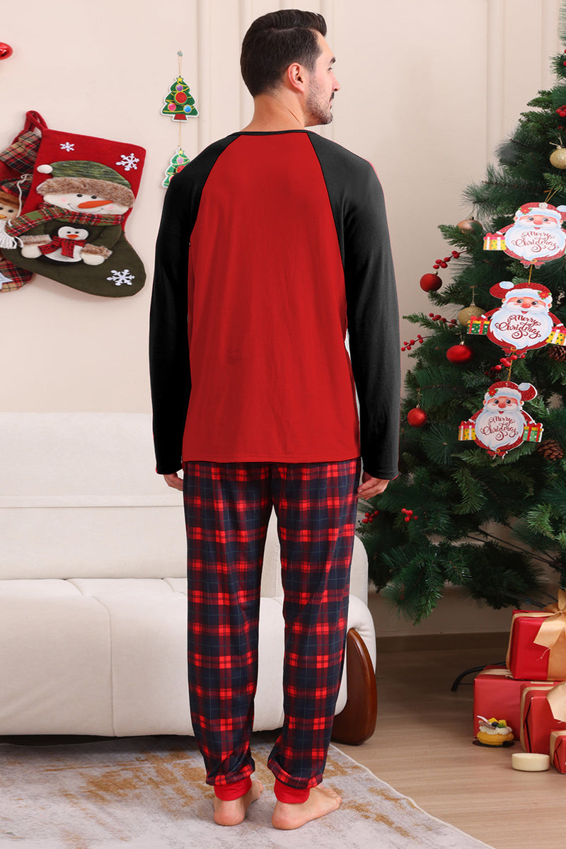 Load image into Gallery viewer, Red Bear Red Dear Merry Christmas Family Pajama Set