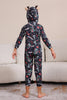 Load image into Gallery viewer, Christmas Navy Family Matching Hooded Pajamas