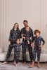 Load image into Gallery viewer, Christmas Navy Family Matching Hooded Pajamas