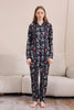 Load image into Gallery viewer, Christmas Navy Family Matching Hooded Pajamas