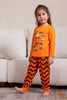 Load image into Gallery viewer, Orange Striped Halloween Family Pajamas