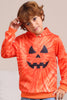 Load image into Gallery viewer, Orange Halloween Family Suit Long Sleeve Hooded Sweatshirt