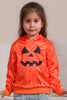 Load image into Gallery viewer, Orange Halloween Family Suit Long Sleeve Hooded Sweatshirt