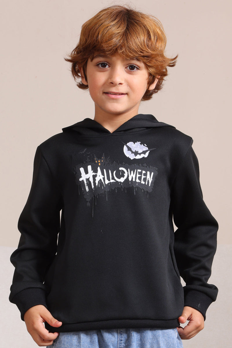 Load image into Gallery viewer, Black Halloween Family Costume Hooded Sweatshirt