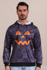 Load image into Gallery viewer, Grey Halloween Pumpkin Pattern Family Costume Hooded Top