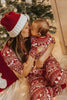 Load image into Gallery viewer, Red Christmas Pattern Printed Family Matching Pajama Sets