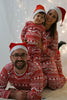 Load image into Gallery viewer, Red Christmas Pattern Printed Family Matching Pajama Sets