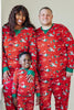 Load image into Gallery viewer, Red Animals Printed Christmas Family Pajama Sets