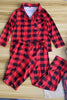 Load image into Gallery viewer, Red and Black Plaid Long Sleeves Family Matching Pajama Sets