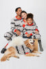 Load image into Gallery viewer, Navy White Pattern Printed Long Sleeves Pajama Sets