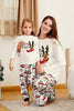 Load image into Gallery viewer, White Deer Printed Christmas Family Pajamas Set