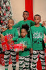 Load image into Gallery viewer, Dark Green Merry Christmas Printed Family Pajama Sets