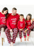 Load image into Gallery viewer, Matching Family Soft Pajamas Red Plaid Pants Warm Loose Basic Fashion Pajama Set