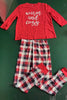 Load image into Gallery viewer, Matching Family Soft Pajamas Red Plaid Pants Warm Loose Basic Fashion Pajama Set