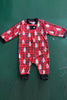 Load image into Gallery viewer, Loose Christmas Soft Pajamas Red Plaid Christmas Tree Printed Warm Fashion Pajama Set