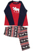 Load image into Gallery viewer, Red Family Pajama Reindeer Long Sleeve Christmas Pajama Set