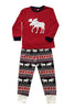 Load image into Gallery viewer, Red Family Pajama Reindeer Long Sleeve Christmas Pajama Set