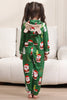 Load image into Gallery viewer, Green Christmas Pajamas for Family Matching Christmas for Women Men Hooded One Piece Pjs Holiday Sleepwear