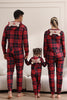 Load image into Gallery viewer, Red Merry Christmas Pajamas for Family Hooded One Piece Pjs Holiday Pajamas Set