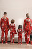 Load image into Gallery viewer, Matching Onesie for Women Men Family Hooded Red Pajamas One Piece Christmas Pajamas Set