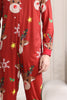 Load image into Gallery viewer, Matching Onesie for Women Men Family Hooded Red Pajamas One Piece Christmas Pajamas Set