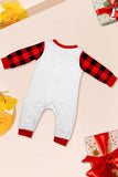 Black Red Long Sleeve Plaid Pants Christmas Pajamas Set