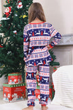 Red Winter Print Family Christmas Pajamas