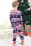 Red Winter Print Family Christmas Pajamas