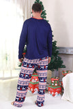 Red Winter Print Family Christmas Pajamas