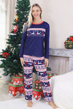 Red Winter Print Family Christmas Pajamas
