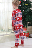 Red Winter Print Family Christmas Pajamas