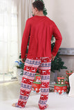 Red Winter Print Family Christmas Pajamas