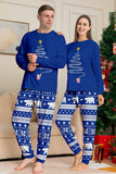 Red Print Tree Long Sleeve Christmas Family Matching Pajamas