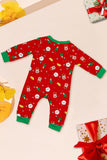 Christmas Cozy Red Print Family Matching Pajamas Set